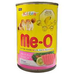 MeO - Me-O Kitten Jelly Jöle İçinde Deniz Ürünleri Ve Karidesli Yavru Kedi Konservesi 400 Gr