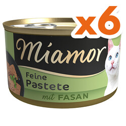 Miamor - Miamor Pastete Sülün Etli Yetişkin Kedi Konservesi 85 Gr x 6 Adet