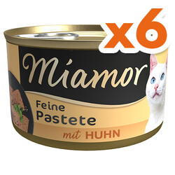 Miamor - Miamor Pastete Tavuklu Yetişkin Kedi Konservesi 85 Gr x 6 Adet