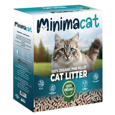 Minimacat Doğal Pelet Kedi Kumu 10,5 Lt