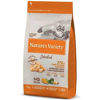 Natures Variety Sterilized Free Range Kısırlaştırılmış Tavuklu Tahılsız Kedi Maması 7 Kg