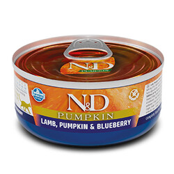 N&D (Naturel&Delicious) - ND 2109 Pumpkin Balkabak ve Kuzu Etli Kedi Konservesi 70 Gr