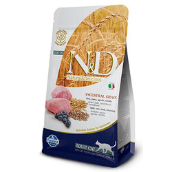 N&D (Naturel&Delicious) - ND Düşük Tahıllı Kuzu Yaban Mersini Kedi Maması 1,5 Kg