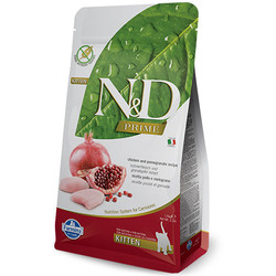 N&D (Naturel&Delicious) - ND Tahılsız Kitten Tavuk ve Narlı Yavru Kedi Maması 1,5 Kg