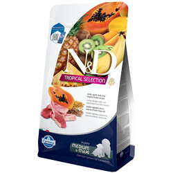 N&D (Naturel&Delicious) - ND Tropical Kuzu Meyve Orta ve Büyük Irk Yavru Köpek Maması 10 Kg 