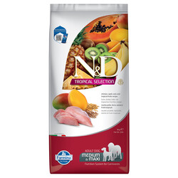 N&D (Naturel&Delicious) - ND Tropical Tavuk ve Meyve Orta ve Büyük Irk Köpek Maması 10 Kg