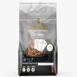 Nobilus - Nobilus Coffee Aromalı İnce Taneli Topaklanan Kedi Kumu 10 Lt