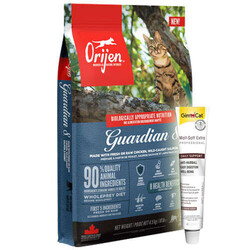 Orijen - Orijen Guardian 8 Yetişkin Kedi Maması 4,5 Kg + Gimcat Malt Soft 20 Gr