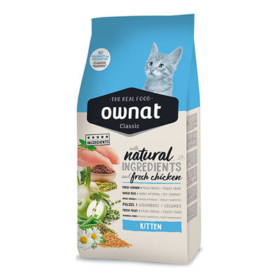 Ownat Classic Kitten Tavuklu Yavru Kedi Maması 4 Kg + Temizlik Mendili