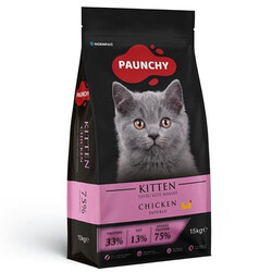 Paunchy - Paunchy Kitten Tavuk Etli Yavru Kedi Maması 15 Kg