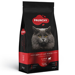 Paunchy - Paunchy Lamb Kuzu Etli Kedi Maması 15 Kg