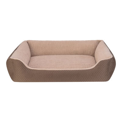 Pet Comfort Bravo Duo Köpek Yatağı Kahverengi/Bej XL 105x80cm