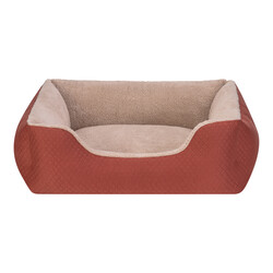 Pet Comfort - Pet Comfort Bravo Duo Köpek Yatağı Tarçın/Bej L 90x70cm