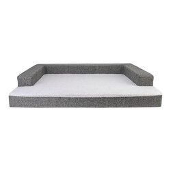 Pet Comfort - Pet Comfort Gloria Sofa Orthopedik Köpek Yatağı, Antrasit 120x80x10cm