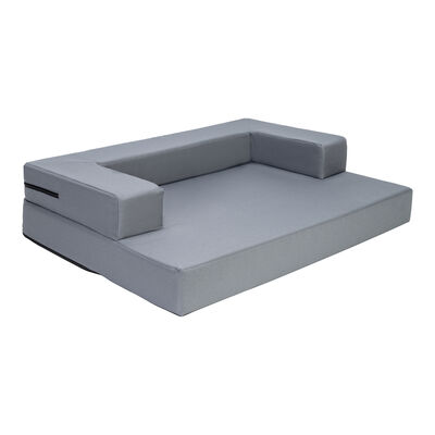 Pet Comfort Gloria Sofa Orthopedik Su Geçirmez Köpek Yatağı, Gri 70x53x8cm