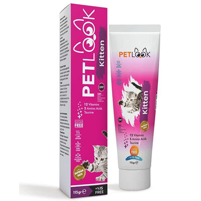 Pet Look Kitten Multi Vitamin Yavru Kedi Macunu 100 Gr+15 Gr