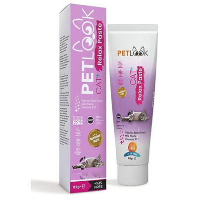 Pet Look Relax Paste Sakinleştirici Kedi Macunu 100 Gr+15 Gr