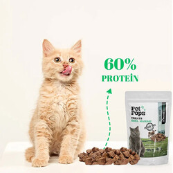 Pet Pops Freeze Dry Dana Ciğeri Kedi Ödülü 40 Gr - Thumbnail
