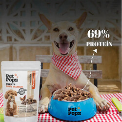 Pet Pops Freeze Dry Tavuk Yüreği Köpek Ödülü 40 Gr - Thumbnail