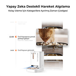 Petkit Yumshare Dualhopper Kameralı Çift Hazneli Akıllı Mama Kabı 5 Lt - Beyaz - Thumbnail