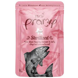 Pramy - Pramy Cat Sterilized Ton Balıklı ve Somonlu Kısırlaştırılmış Kedi Yaş Maması 70 Gr