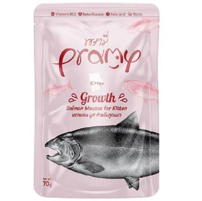 Pramy Kitten Grow Somonlu Mousse Yavru Kedi Yaş Maması 70 Gr