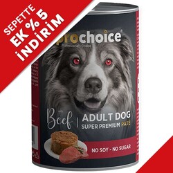 Pro Choice - Pro Choice Beef Biftek Etli Tahılsız Köpek Konservesi 400 Gr