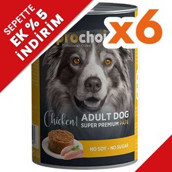 Pro Choice - Pro Choice Chicken Tavuk Etli Tahılsız Köpek Konservesi 400 Gr x 6 Adet