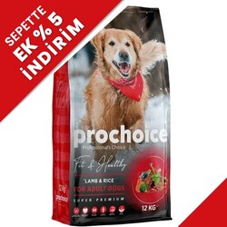 Pro Choice - Pro Choice Fit & Healthy Lamb Kuzu Eti ve Pirinçli Köpek Maması 12 Kg