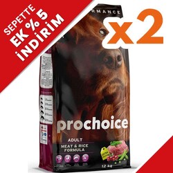 Pro Choice - Pro Choice Meat Etli Köpek Maması 12 Kg x 2 Adet