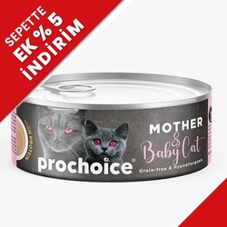 Pro Choice - Pro Choice Mother Baby Cat Anne ve Yavru Kediler İçin Tavuklu Yaş Mama 80 Gr