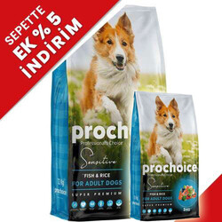 Pro Choice - Pro Choice Sensitive Balıklı Hassas Köpek Maması 12 + 3 Kg (Toplam 15 Kg)