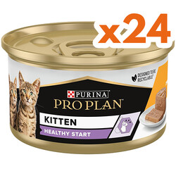 Pro Plan - Pro Plan Kitten Tavuk Etli Yavru Kedi Konservesi 85 Gr ( 24 Adet x 85 Gr )