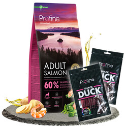 Profine - Profine Adult Somonlu Hipo-Alerjenik Köpek Maması 12 Kg + 2 Adet Profine Ödül