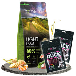 Profine - Profine Light Lamb Kuzu Etli Hipo-Alerjenik Köpek Maması 12 Kg + 2 Adet Profine Ödül