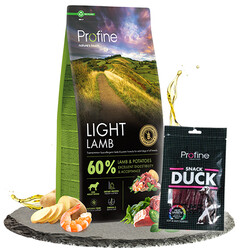 Profine - Profine Light Lamb Kuzu Etli Hipo-Alerjenik Köpek Maması 12 Kg + 1 Adet Profine Ödül