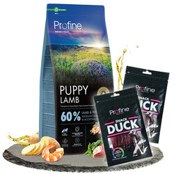 Profine - Profine Puppy Lamb Hipo-Alerjenik Yavru Köpek Maması 12 Kg + 2 Adet Profine Ödül