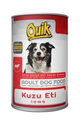 Quik Adult Kuzu Etli Yetişkin Köpek Konservesi 415 Gr