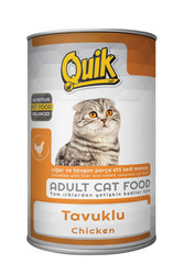 Quik - Quik Adult Tavuk Etli Yetişkin Kedi Konservesi 415 Gr