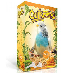 Quik - Quik Ballı Muhabbet Kuşları İçin Kraker (10 Adet)
