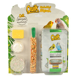 Quik - Quik Muhabbet Kuşu Set Menü 5'li Paket (Avantajlı Paket)