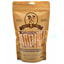 Rakun - Rakun Balkabaklı Havuçlu Munchy Sticks Köpek Ödülü 12 Cm - 40 lı Paket