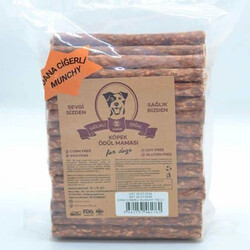 Rakun - Rakun Dana Ciğerli Munchy Sticks Köpek Ödülü 12 Cm - 100 lu Paket