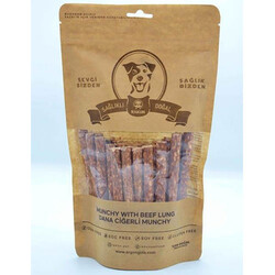 Rakun - Rakun Dana Ciğerli Munchy Sticks Köpek Ödülü 12 Cm - 40 lı Paket