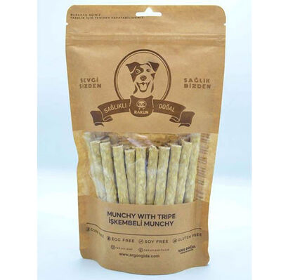 Rakun İşkembeli Munchy Sticks Köpek Ödülü 12 Cm - 40 lı Paket