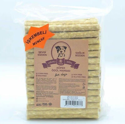 Rakun İşkembeli Munchy Sticks Köpek Ödülü 12 Cm - 100 lu Paket