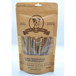 Rakun - Rakun Naturel Burgu Sticks Köpek Ödülü 12 Cm - 20 li Paket