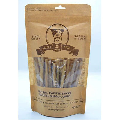 Rakun Naturel Burgu Sticks Köpek Ödülü 12 Cm - 20 li Paket