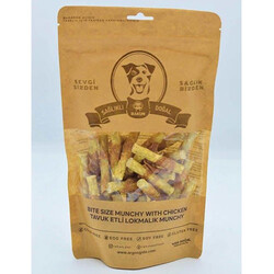 Rakun - Rakun Tavuklu Munchy Lokmalık Sticks Köpek Ödülü 6 Cm - 36 lı Paket