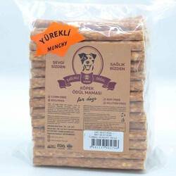 Rakun - Rakun Yürekli Munchy Sticks Köpek Ödülü 12 Cm - 100 lu Paket